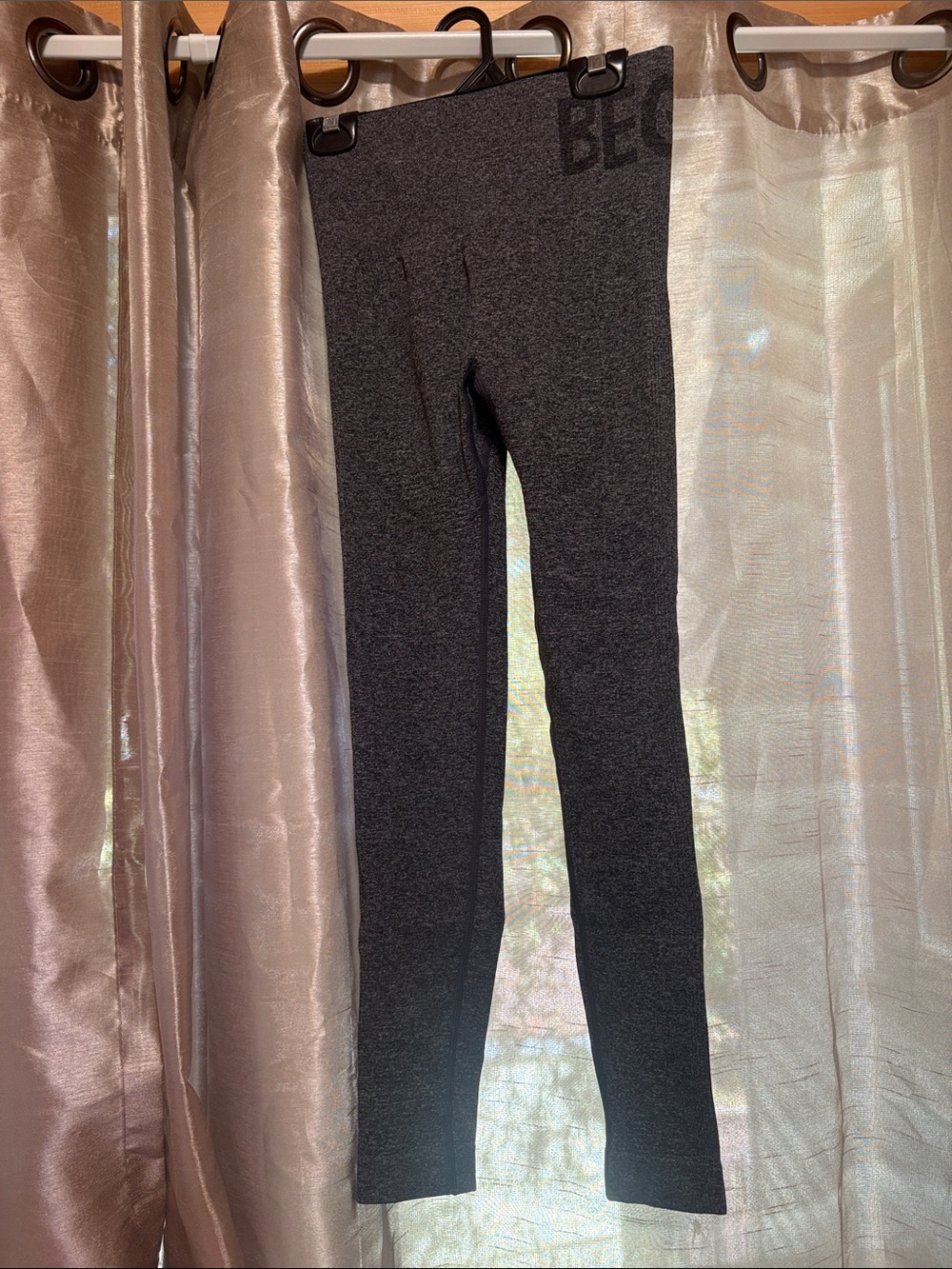 Scrunched butt Dark Gray Active Leggings